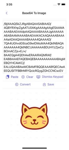 Image to Base64 Plus для iOS — скриншот 3