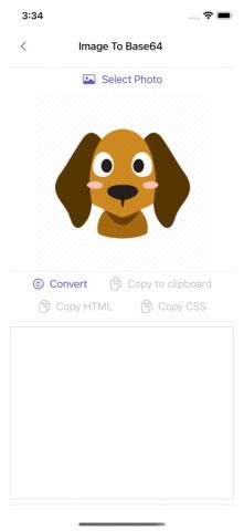 Image to Base64 Plus для iOS — скриншот 5