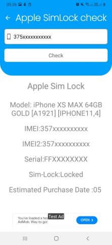 Imei Blacklist Icloud Checker — скриншот 1