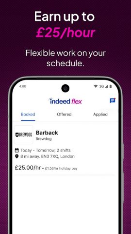 Indeed Flex для Android — скриншот 2