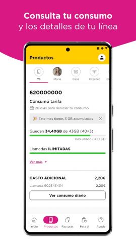 Jazztel для Android — скриншот 2