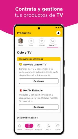 Jazztel для Android — скриншот 5