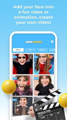 JokeFaces — Funny Video Maker — скриншот 1