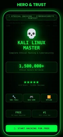 Kali Linux Master для Android — скриншот 1