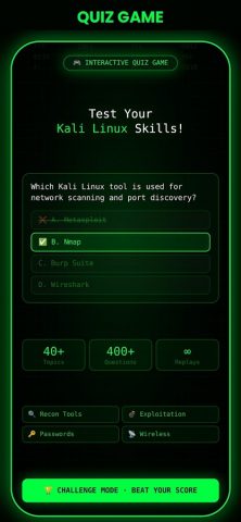 Kali Linux Master для Android — скриншот 3