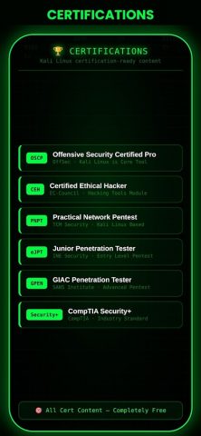 Kali Linux Master для Android — скриншот 5
