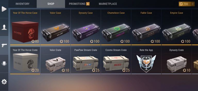 Кейс симулятор Стандофф 2 для iOS — скриншот 2