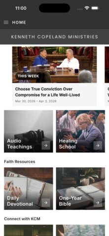 Kenneth Copeland Ministries для iOS — скриншот 2