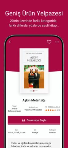 Kitapyurdu Sesli Kitap для iOS — скриншот 2