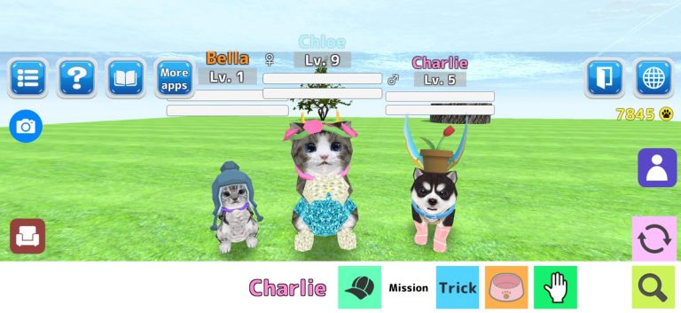 Кошка Симулятор Муан для iOS — скриншот 1