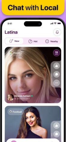 Latina Dating : Chat & Meet для iOS — скриншот 2