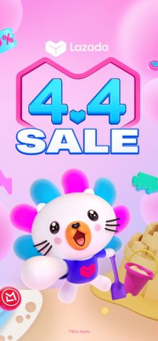 Lazada 4.4 Sale для iOS — скриншот 1
