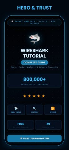 Learn Wireshark для iOS — скриншот 1