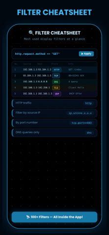 Learn Wireshark для iOS — скриншот 4