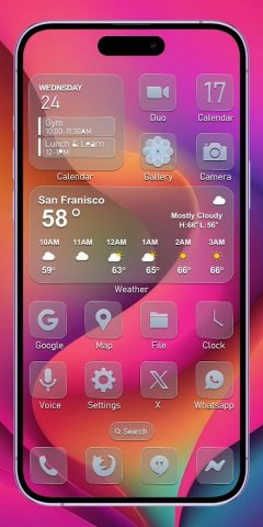 Liquid Glass Icon Pack для Android — скриншот 4