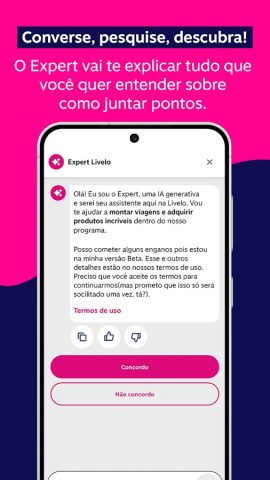 Livelo: juntar e trocar pontos для Android — скриншот 2