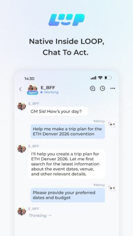 LoopAI-Agent Collaboration для Android — скриншот 3