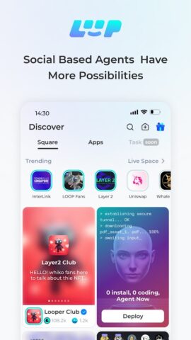 LoopAI-Agent Collaboration для Android — скриншот 4
