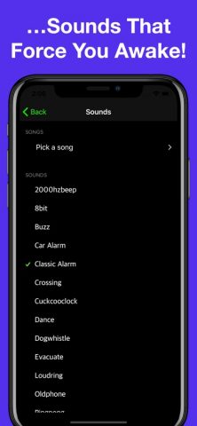 Loud Alarm Clock by BLITZ для iOS — скриншот 2