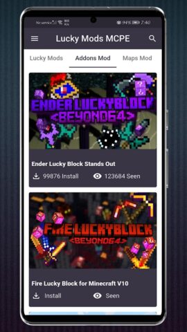 Lucky Block for Minecraft PE для Android — скриншот 2