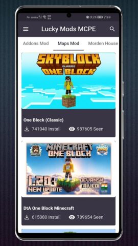 Lucky Block for Minecraft PE для Android — скриншот 3