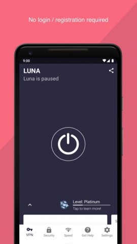 Luna VPN для Android — скриншот 5