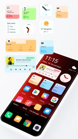 M Launcher для Android — скриншот 2