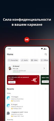 MEGA — скриншот 1