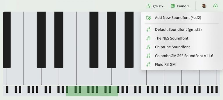 MIDI Piano для Android — скриншот 3