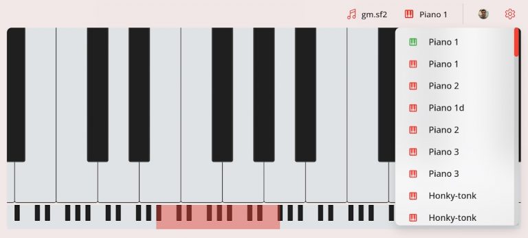 MIDI Piano для Android — скриншот 4