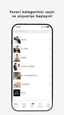 M&S Türkiye — Online Alışveriş для Android — скриншот 2