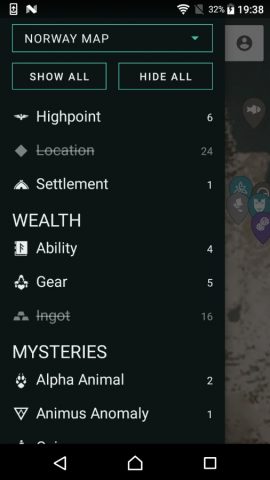 MapGenie: AC Valhalla Map для Android — скриншот 3