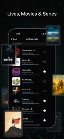 Mega IPTV — m3u Player для iOS — скриншот 2