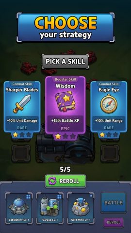 Merge Tanks: Fortress Defense для Android — скриншот 2