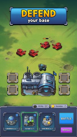 Merge Tanks: Fortress Defense для Android — скриншот 5