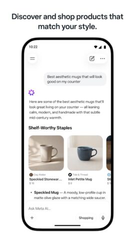 Meta AI — Assistant & Glasses для Android — скриншот 2
