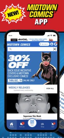 Midtown Comics для iOS — скриншот 1