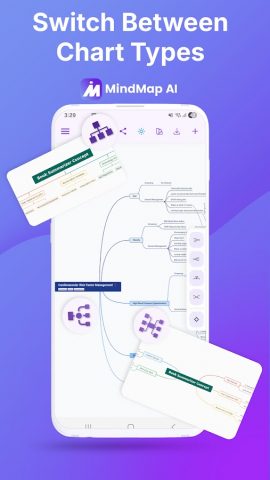 MindMap AI: AI Mind Map Maker для Android — скриншот 3