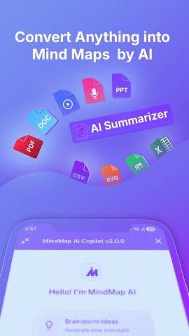 MindMap AI: AI Mind Map Maker для Android — скриншот 5