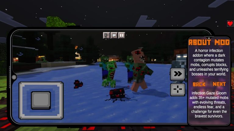 Моды Infection Gaze Minecraft для Android — скриншот 3