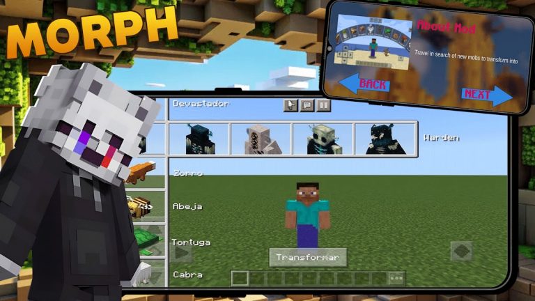 Морф моды для Майнкрафт для Android — скриншот 3