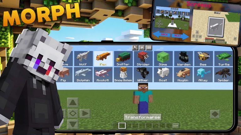 Морф моды для Майнкрафт для Android — скриншот 4