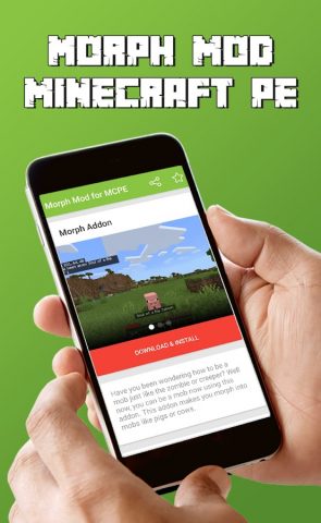 Morph Mod for MCPE для Android — скриншот 1
