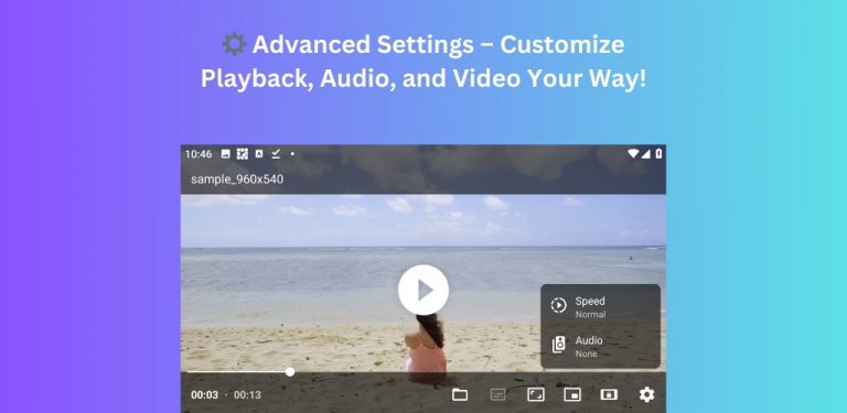 Mov Player ! Mov File Player для Android — скриншот 1
