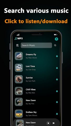 Mp3 Music Downloader для Android — скриншот 2