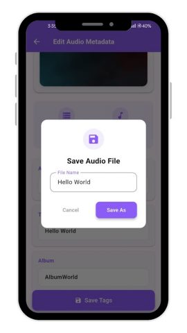 Mp3 Tag Editor: Audio Metadata для Android — скриншот 5