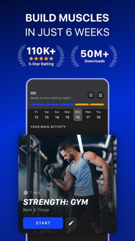 Muscle Booster Workout Planner для Android — скриншот 2