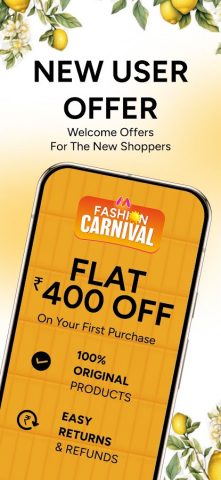 Myntra — Fashion Shopping App для Android — скриншот 1