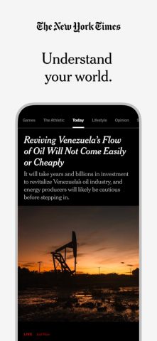 NYTimes: US and Global News — скриншот 1