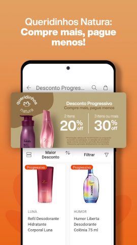 Natura: Perfumes e Cosméticos для Android — скриншот 1